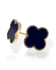 Orecchini in Oro Giallo e Lapis Spagnoletti 1945