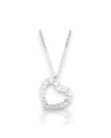 Girocollo Cuore diamanti 0,20 ct