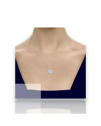 Girocollo Cuore diamanti 0,20 ct ReCarlo