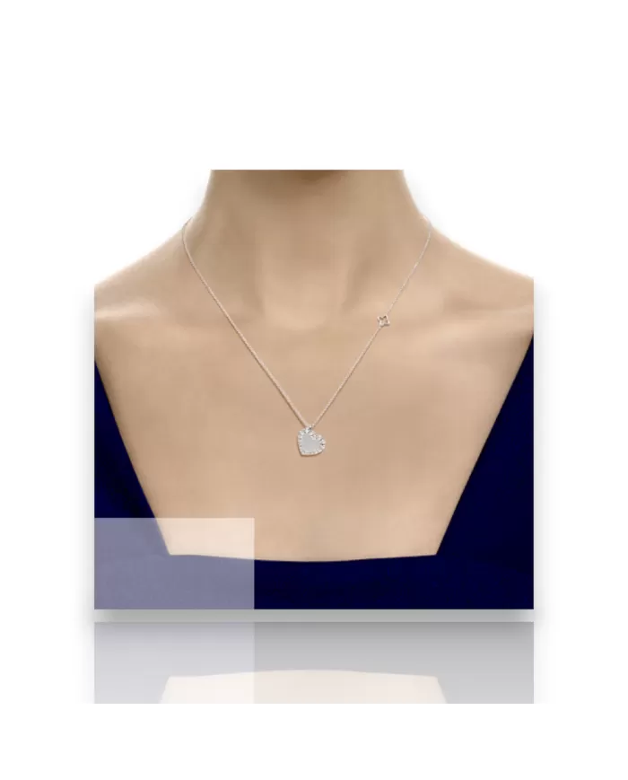 Girocollo Cuore diamanti 0,20 ct ReCarlo