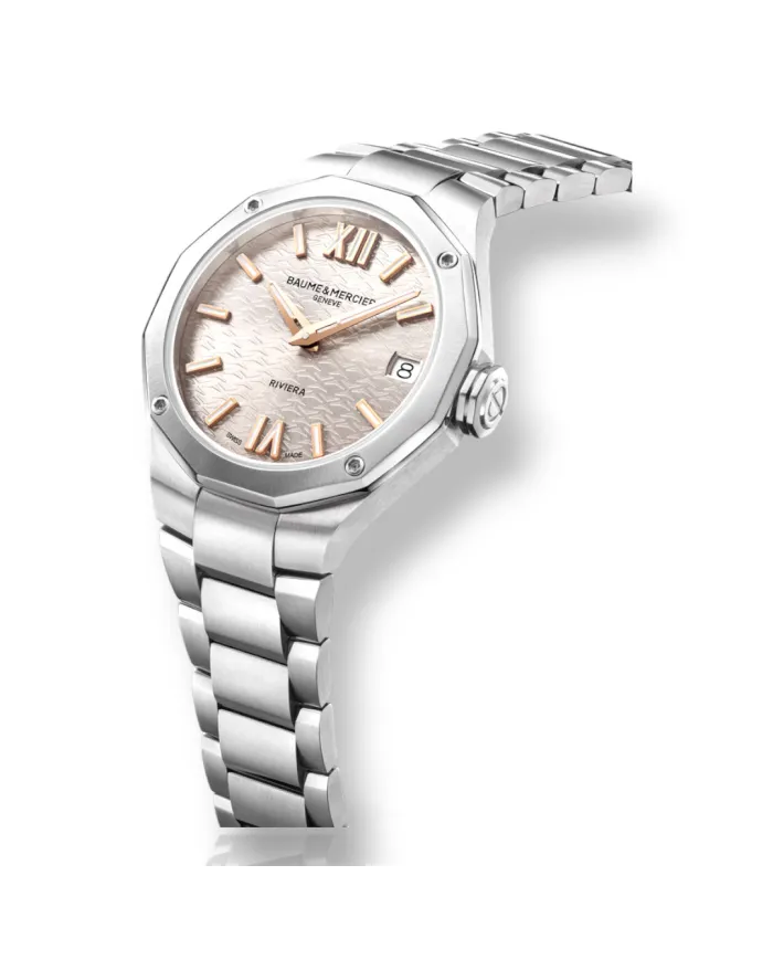 Riviera quarzo 33mm Baume & Mercier Ref M0A10810