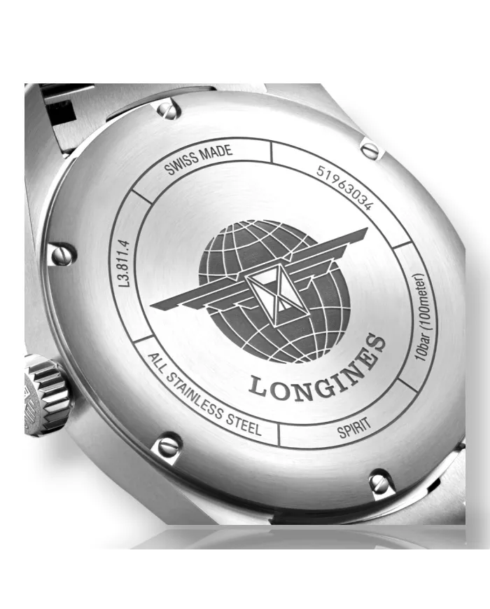 Spirit Automatico 42 mm Nero Longines Ref L38114536