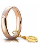 Comoda oro rosso 4mm Diamond