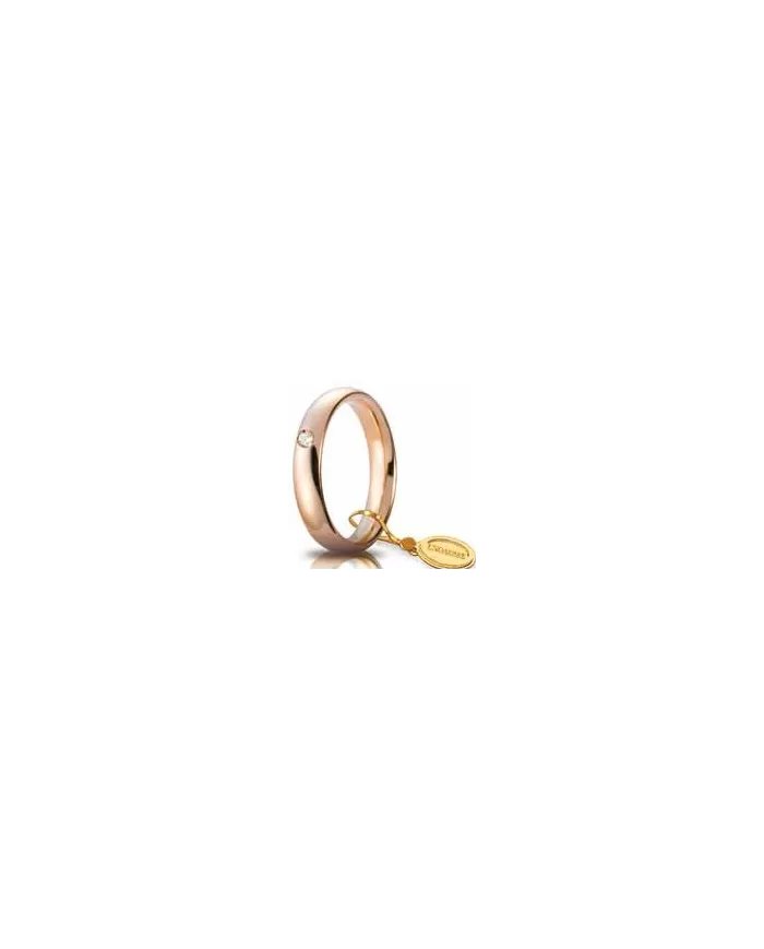 Comoda oro rosso 4mm Diamond UnoAErre