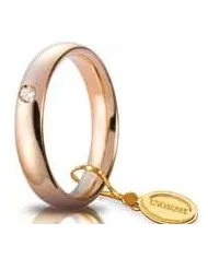 Comoda oro rosso 4mm Diamond UnoAErre