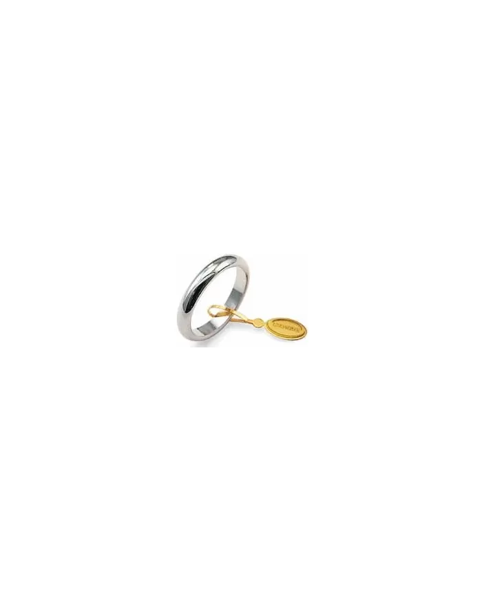 Fede classica in oro bianco 5,0g UnoAErre