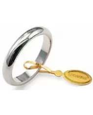 Fede classica in oro bianco 5,0g UnoAErre
