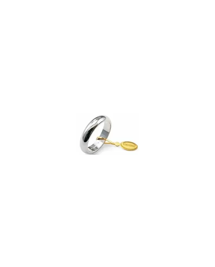 Fede classica in oro bianco 7,0g UnoAErre