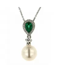 Girogola Diamanti Smeraldo Perla