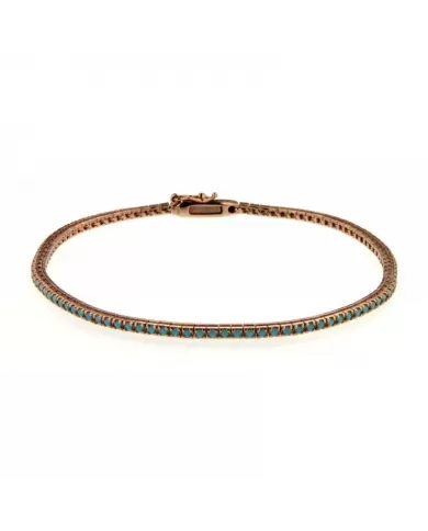 Bracciale Tennis con Turchese
