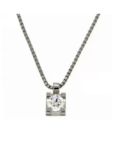 Collana con Diamante 0,25 ct