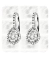 Fantasy earrings with diamonds